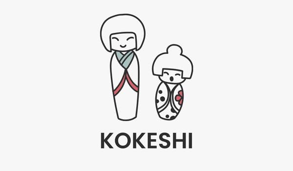 Kokeshi-dukker