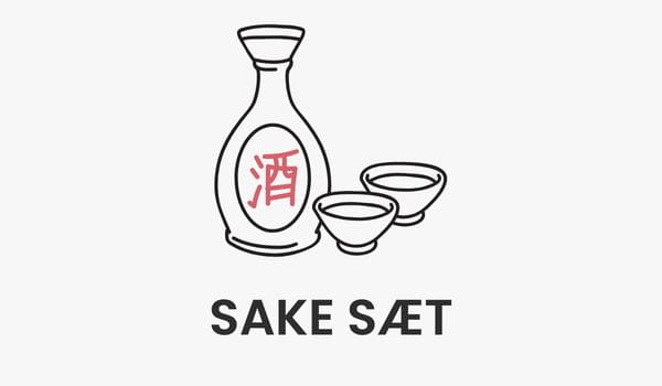 Sake sæt & sake glas