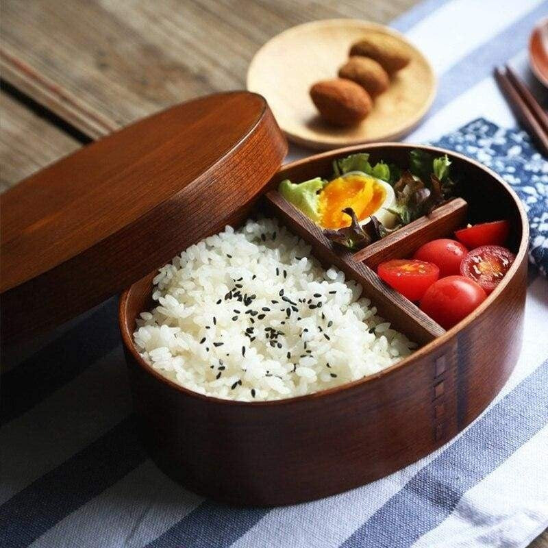 Bento-æske i træ
