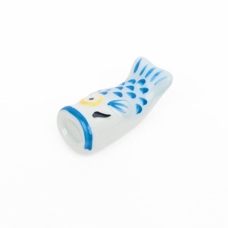 Blå Koinobori japansk spisepindeholder