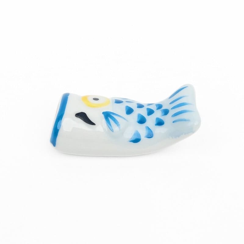 Blå Koinobori japansk spisepindeholder