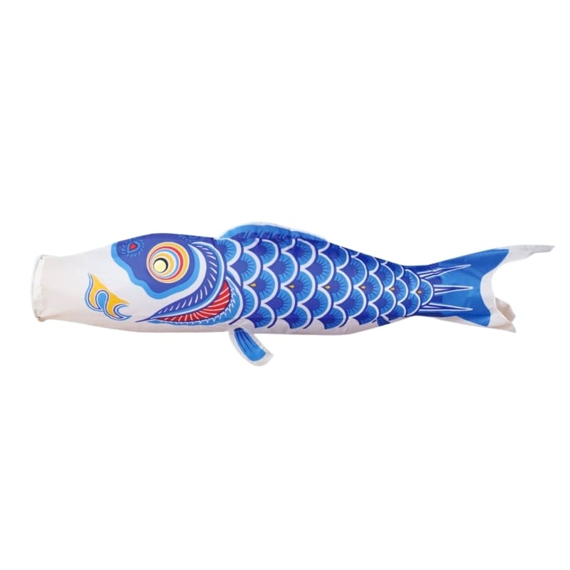 Blå traditionel japansk koinobori - 150 cm
