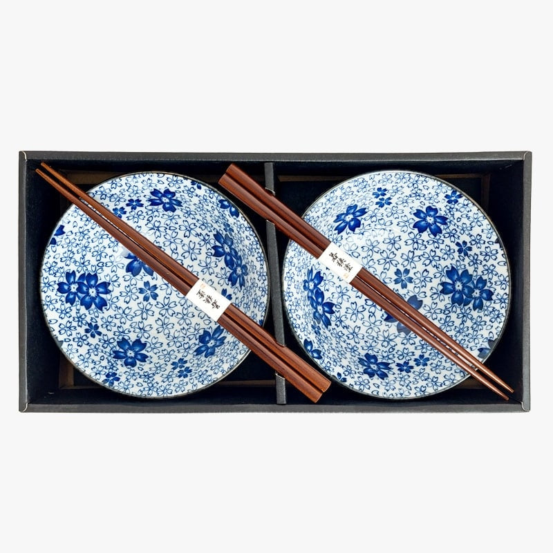 Blossom japansk skålsæt