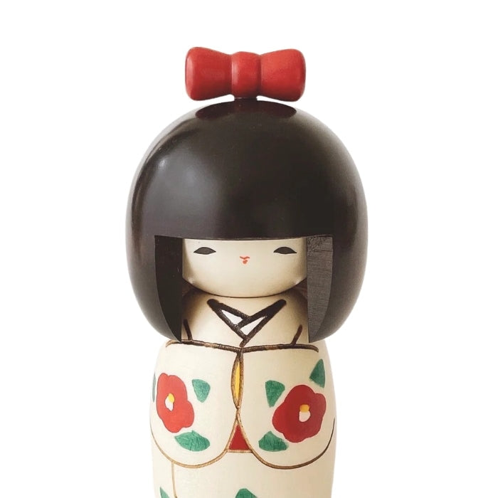 Camellia Kokeshi-dukke