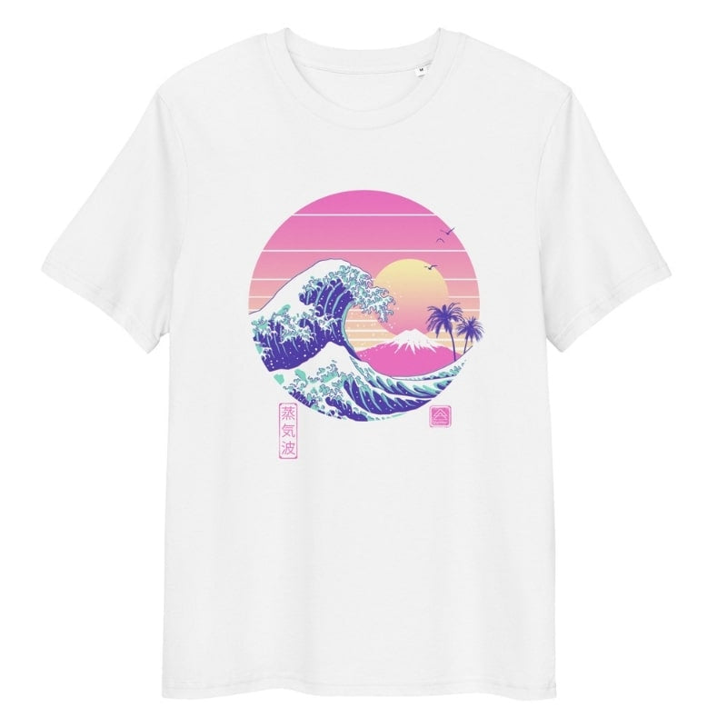 Den store VaporWave japanske T-shirt S