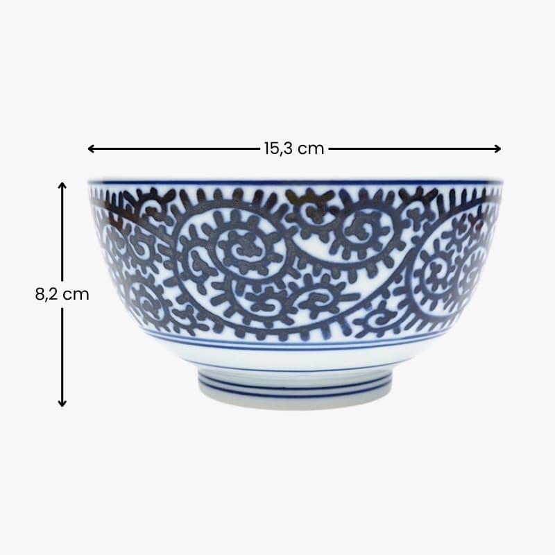 Donburi skål blæksprutte Arabesque