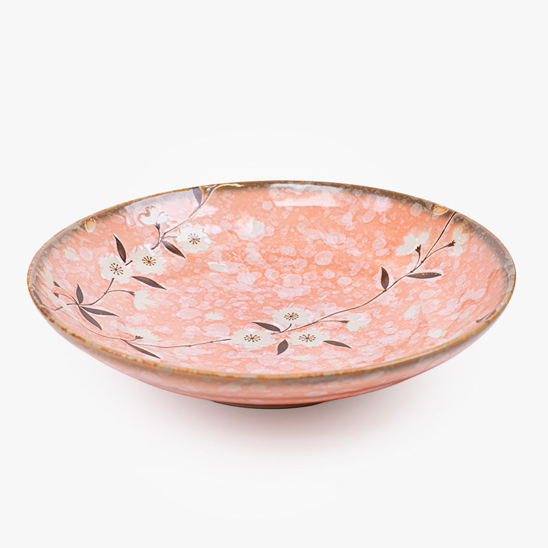 Dyb Japansk Tallerken - Pinku Sakura