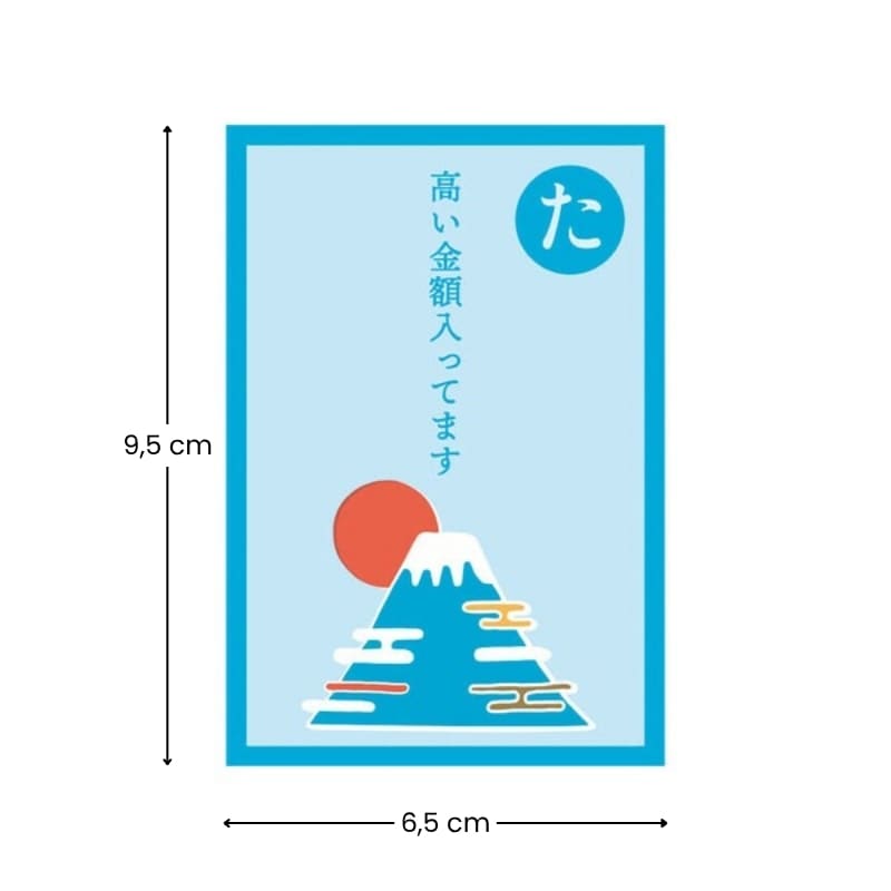 Fuji-bjerget Pochibukuro-kuvert