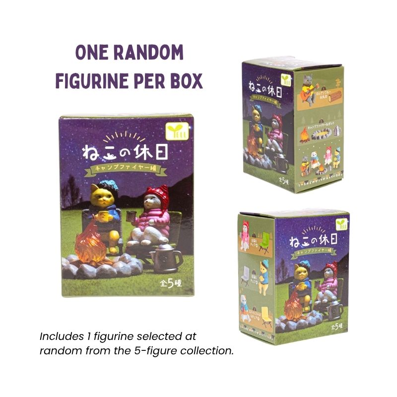 Gachapon Figur - Campingkat