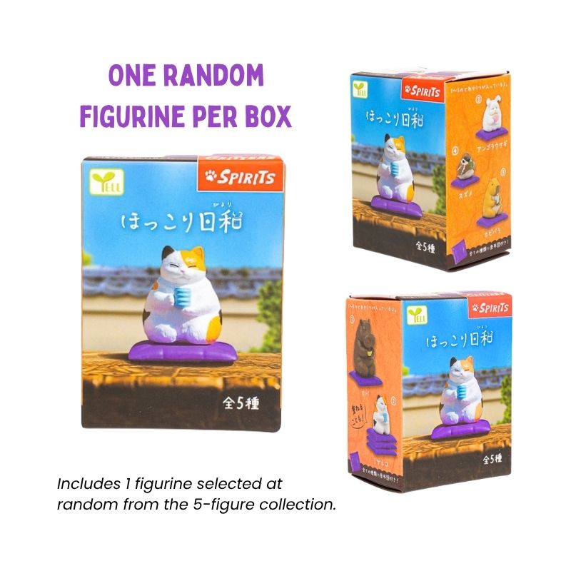 Gachapon Figur - Dyr på en Pude