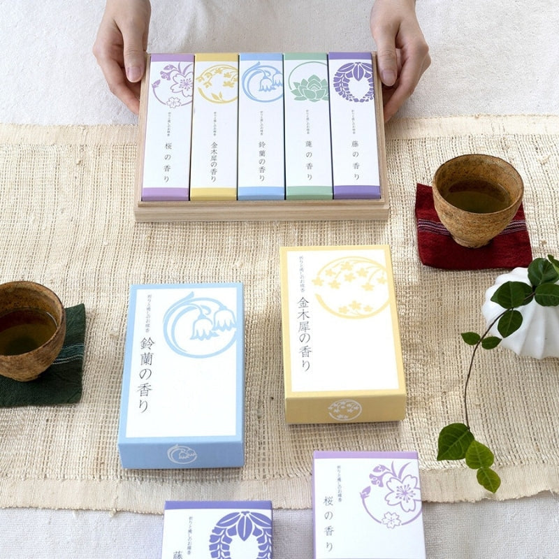 Gavesæt med naturlig japansk røgelse