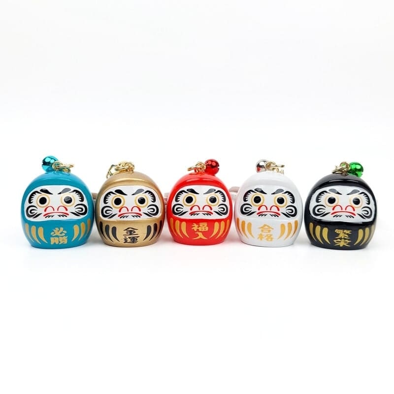 Grand Daruma nøglering - Farve efter eget valg