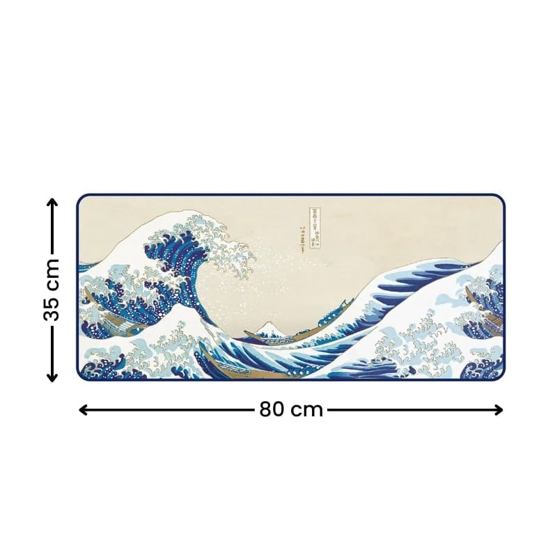 Grande Vague de Kanagawa skrivebordstæppe