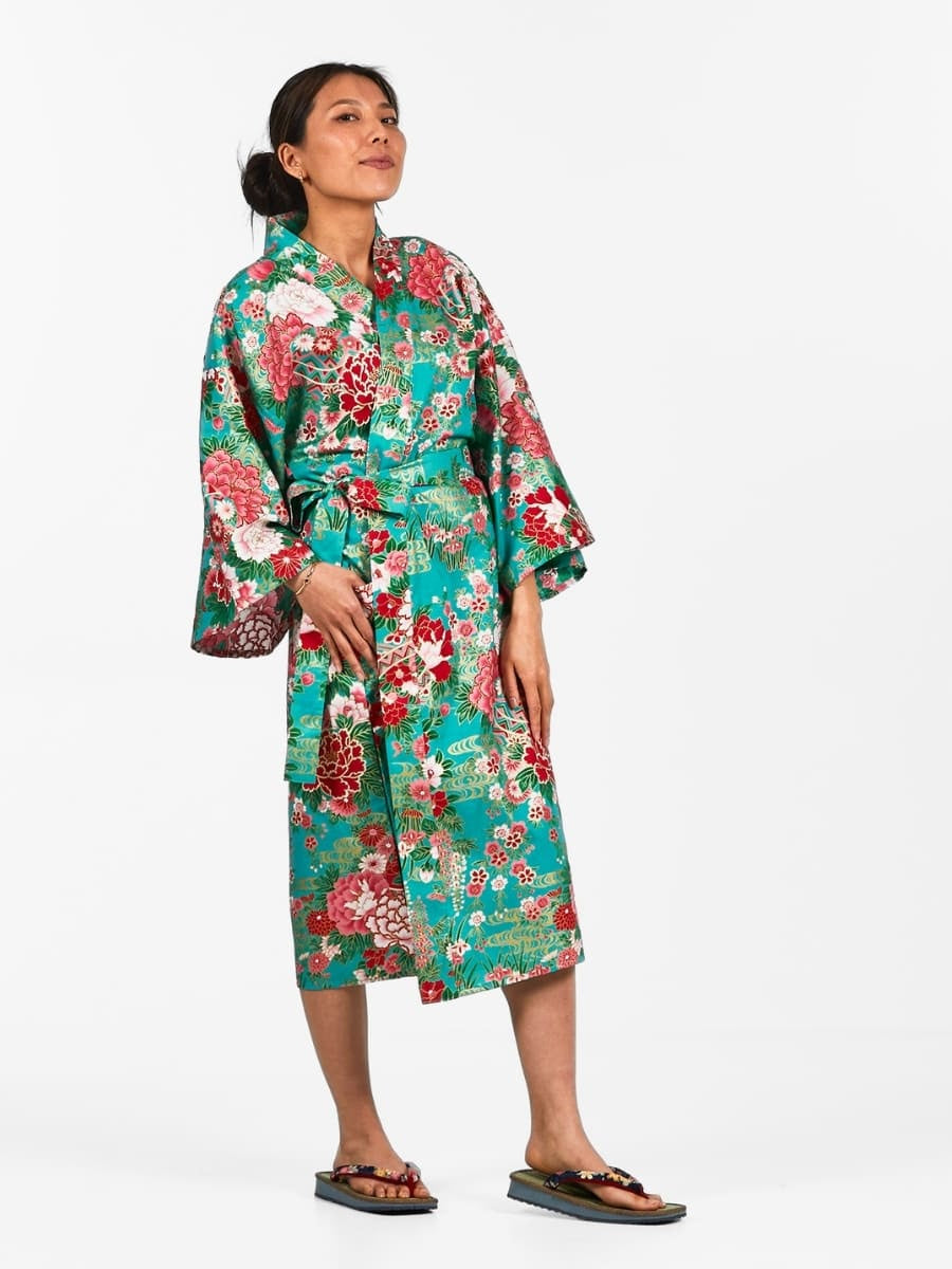 Happi Woman Temari Kimono Én størrelse