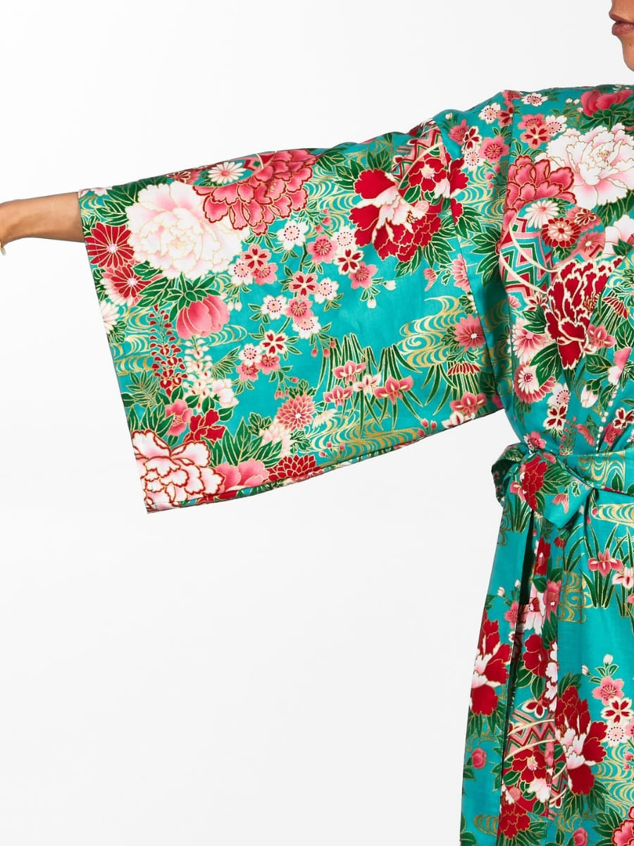 Happi Woman Temari Kimono Én størrelse