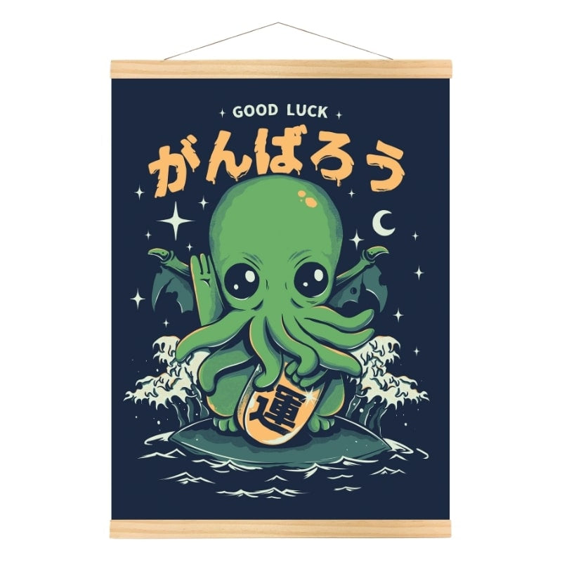Held og lykke japansk plakat A3