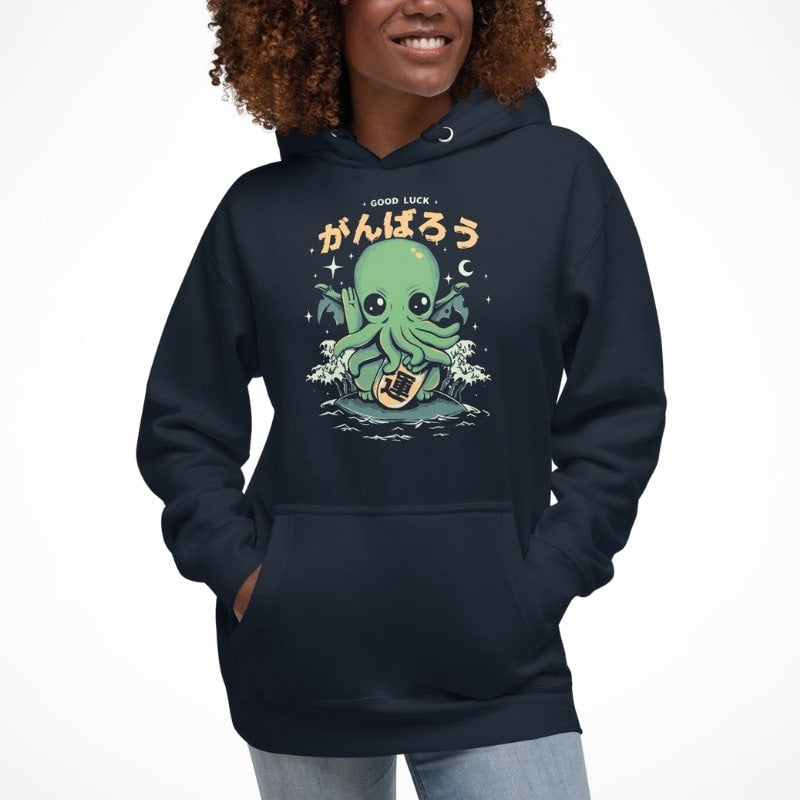 Held og lykke japansk sweatshirt