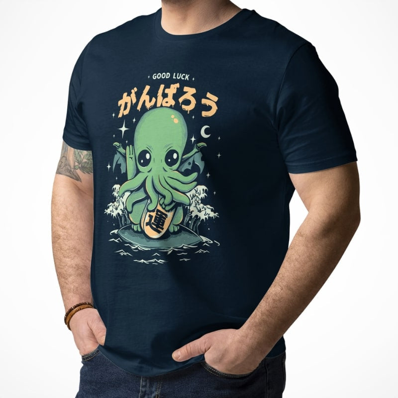 Held og lykke japansk T-shirt