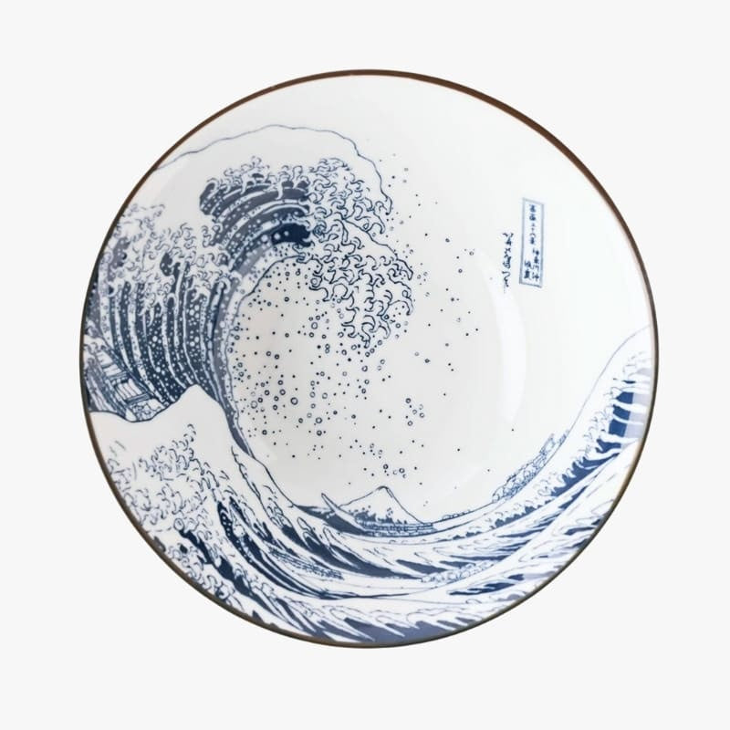 Hokusai japansk Ramen-skål