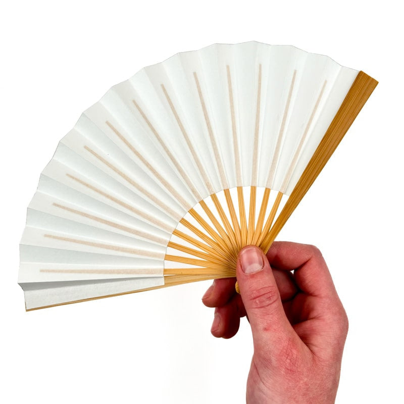 Hvid japansk mini-ventilator