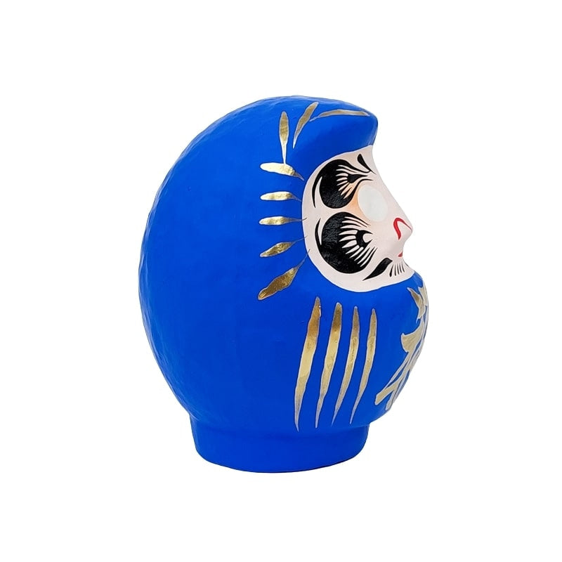 Japansk blå daruma - 9 til 15 cm
