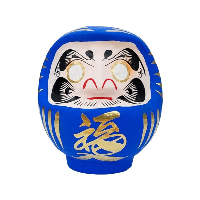 Japansk blå daruma - 9 til 15 cm