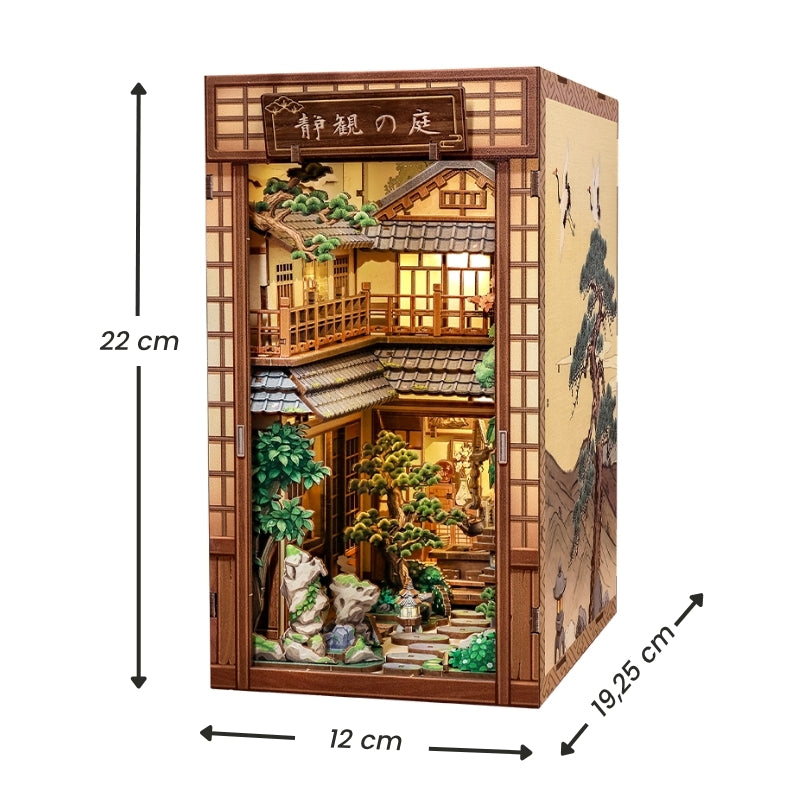 Japansk book nook Serene Courtyard