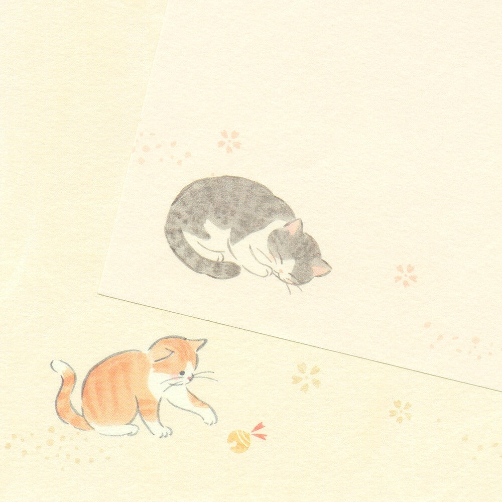 Japansk Brevpapir - Katte