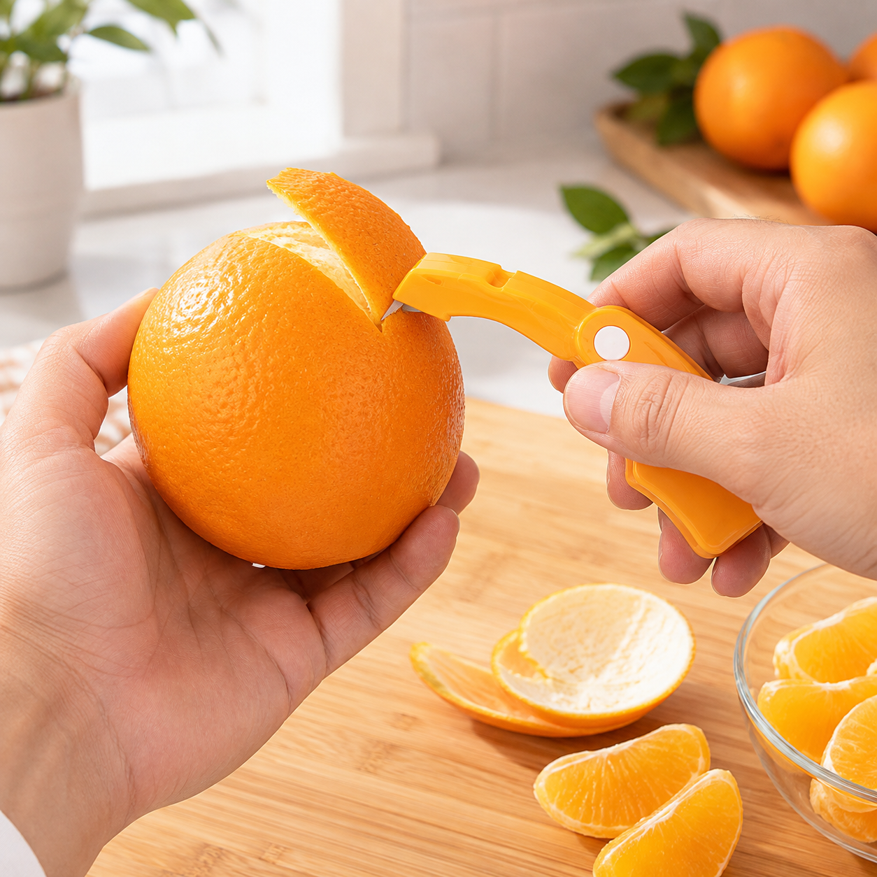 Japansk Citrusskræller i Rustfrit Stål