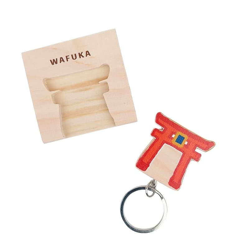 Japansk cypres Torii nøglering