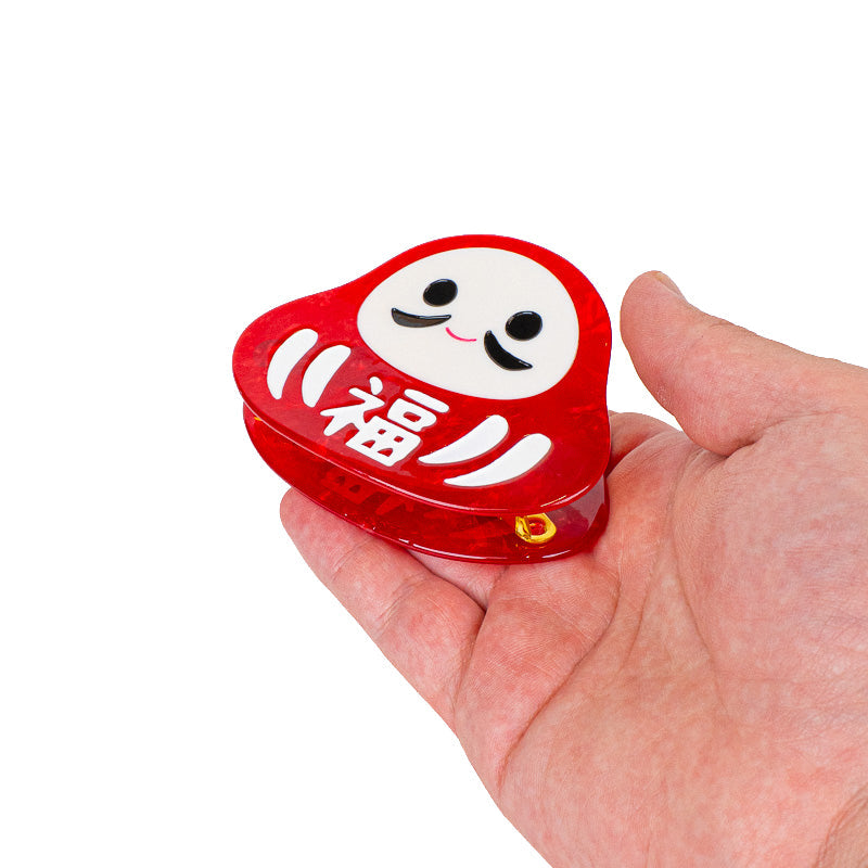 Japansk Daruma-hårspænde