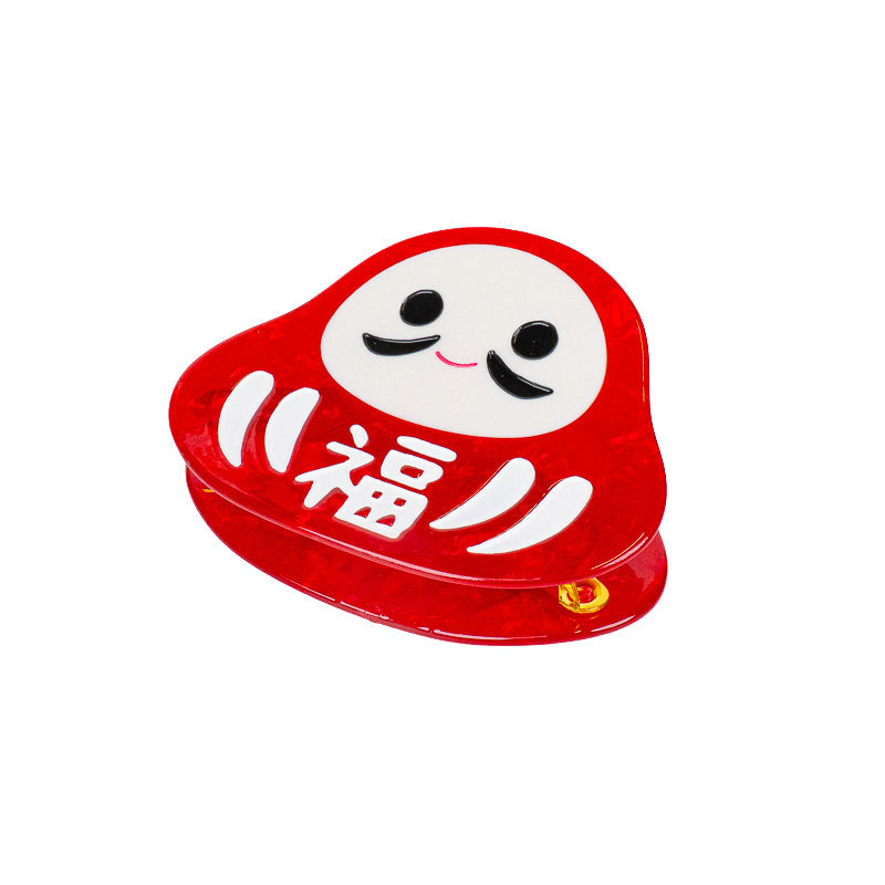 Japansk Daruma-hårspænde