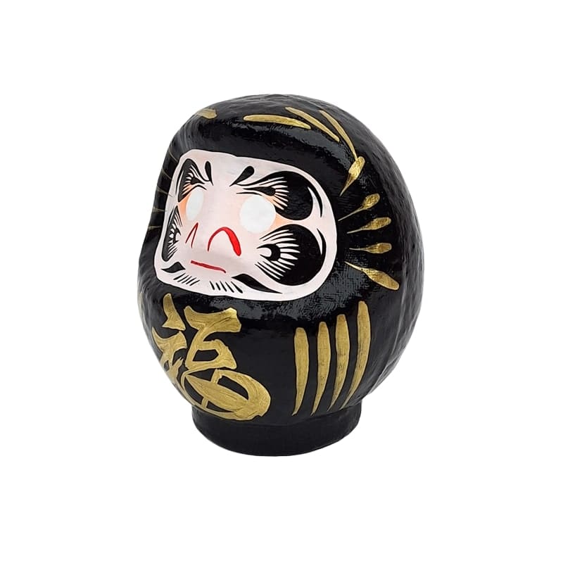 Japansk Daruma Sort - 9 til 15 cm