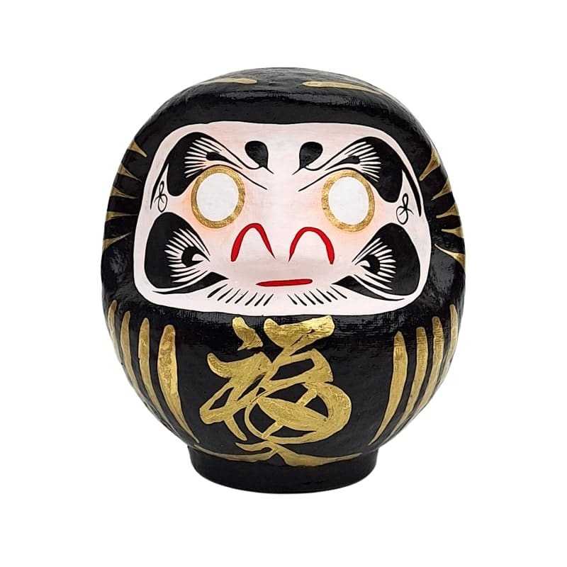 Japansk Daruma Sort - 9 til 15 cm