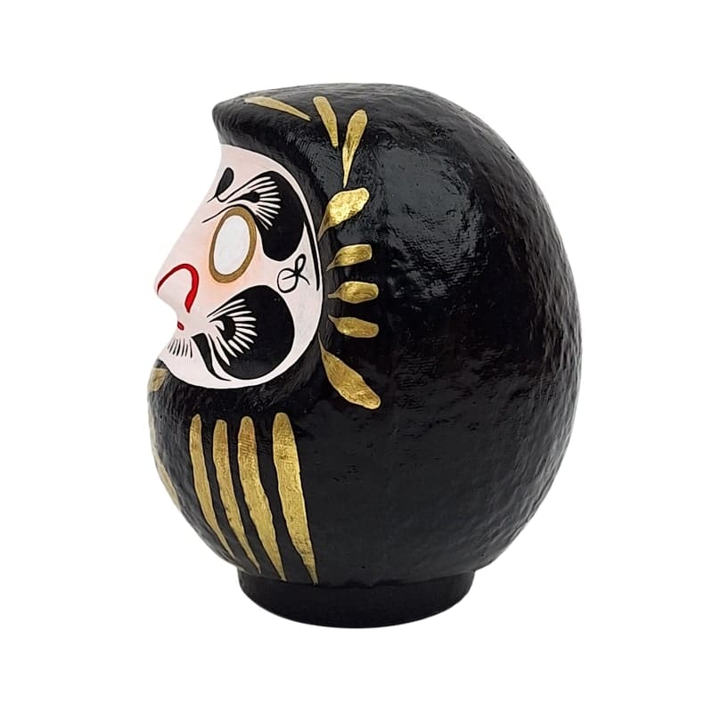 Japansk Daruma Sort - 9 til 15 cm