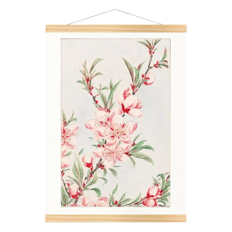Japansk ferskenblomst-print A3