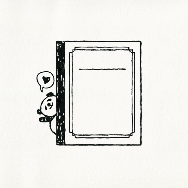 Japansk frimærke Panda Notes