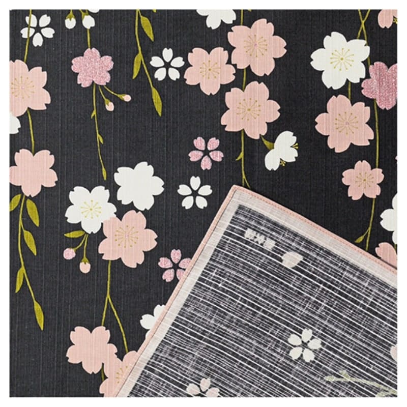 Japansk Furoshiki Sakura by Night - 90x90 cm
