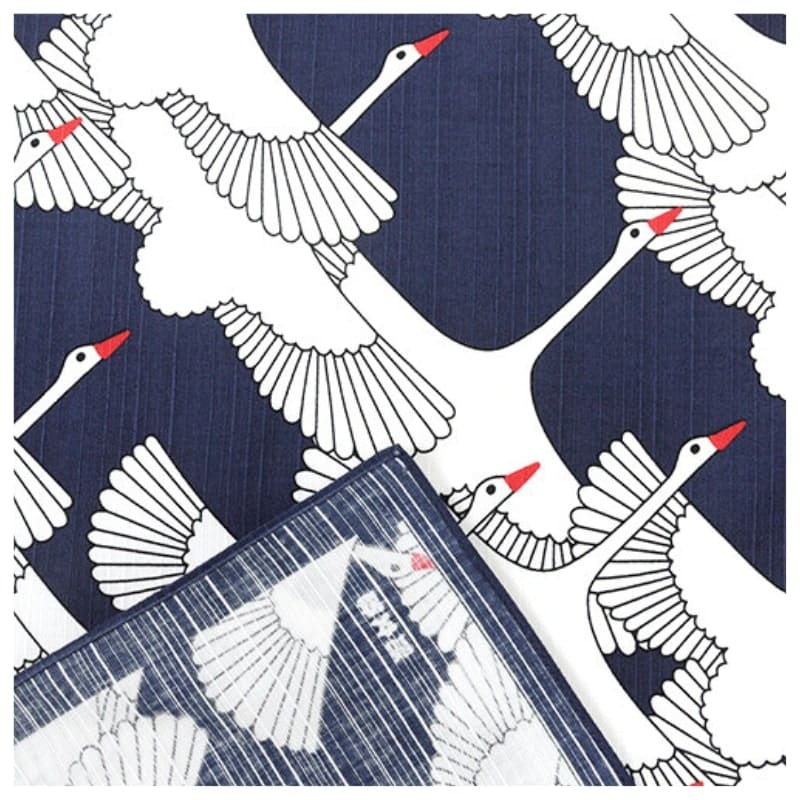 Japansk Furoshiki Shukuzuru - 90x90 cm