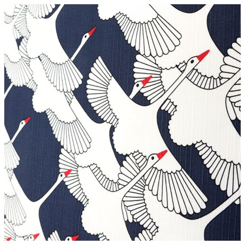 Japansk Furoshiki Shukuzuru - 90x90 cm