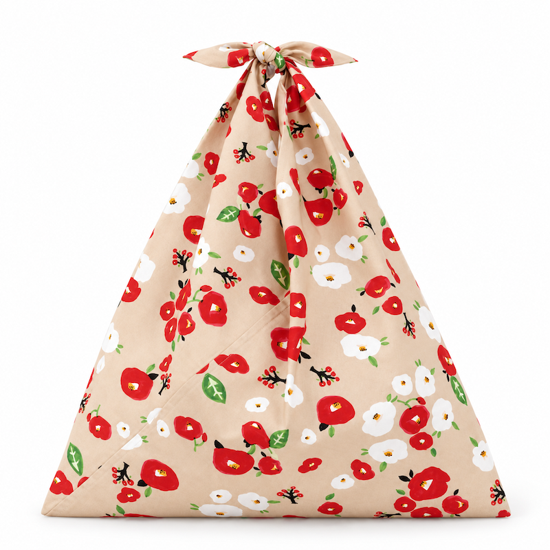 Japansk Furoshiki-taske - Kamelia