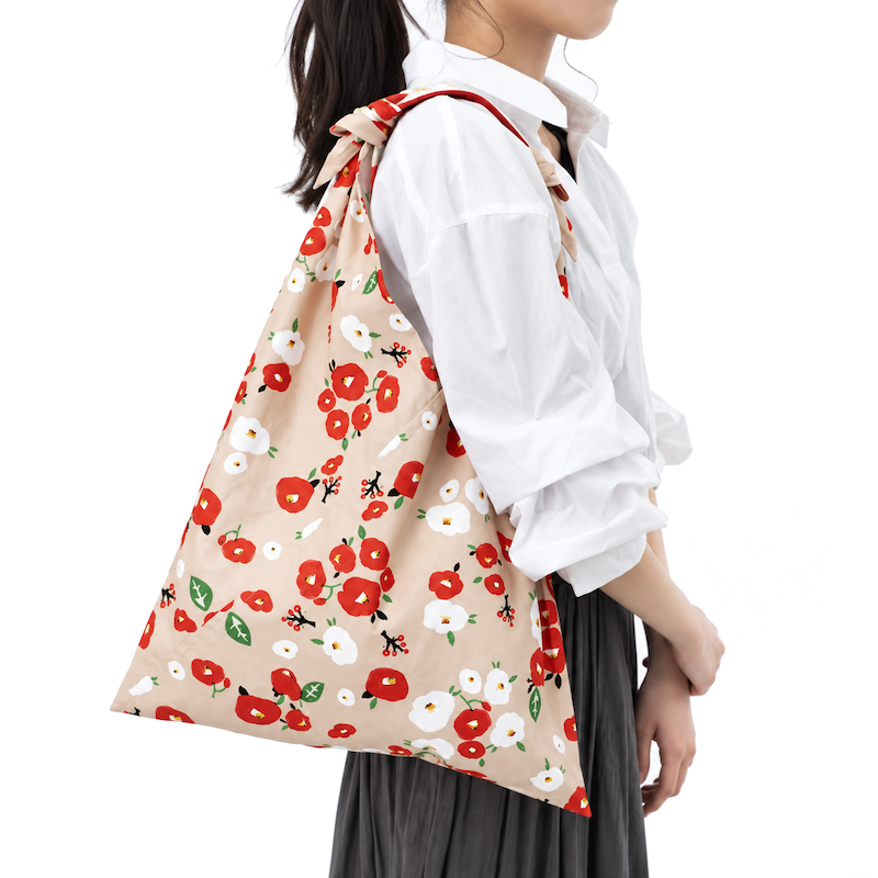 Japansk Furoshiki-taske - Kamelia