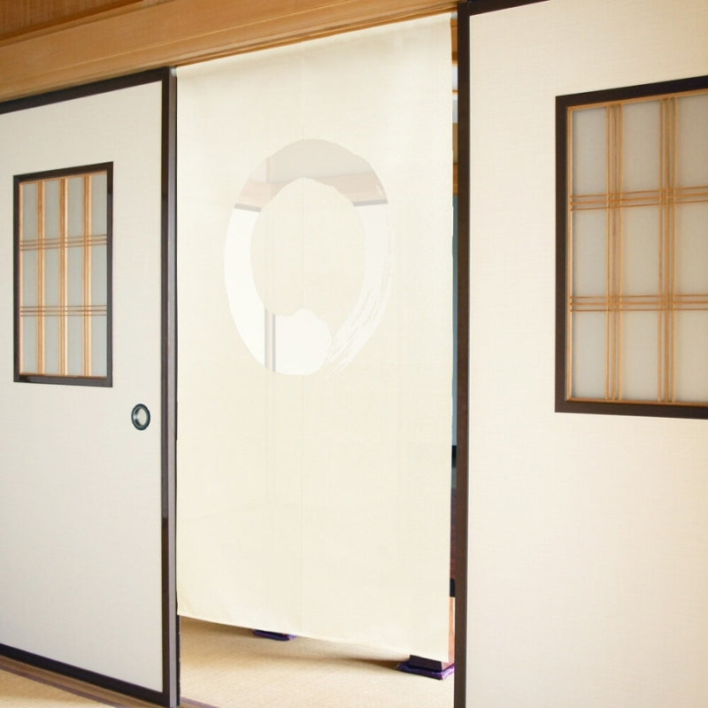Japansk gardin Noren Enso 85 x 150 cm
