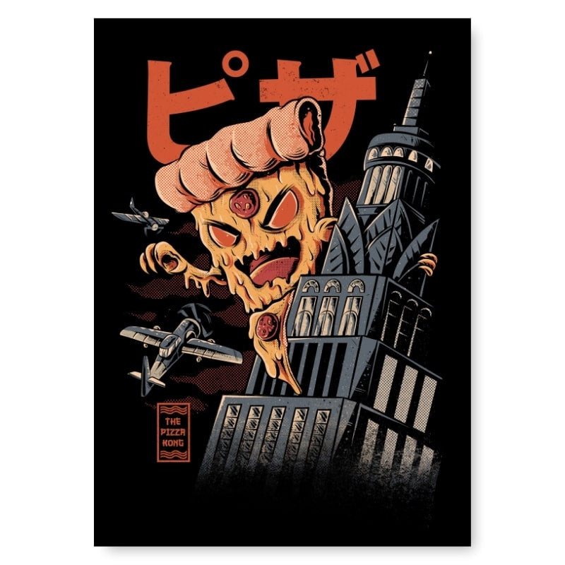 Japansk Godpizza-plakat A3