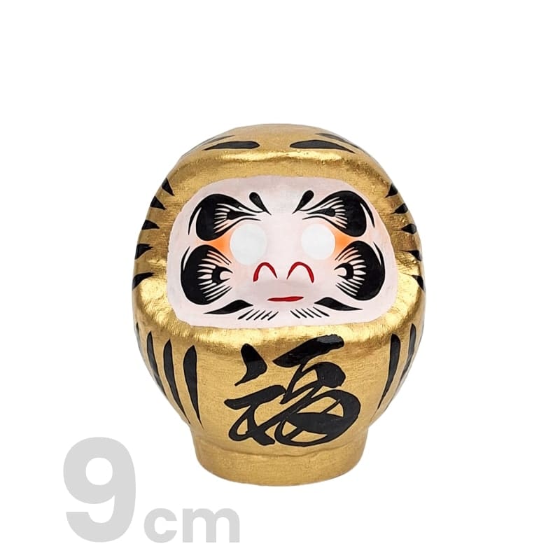 Japansk gylden daruma - 9 til 15 cm 9 cm