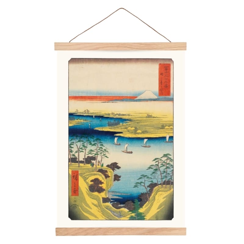 Japansk Hiroshige-plakat A3