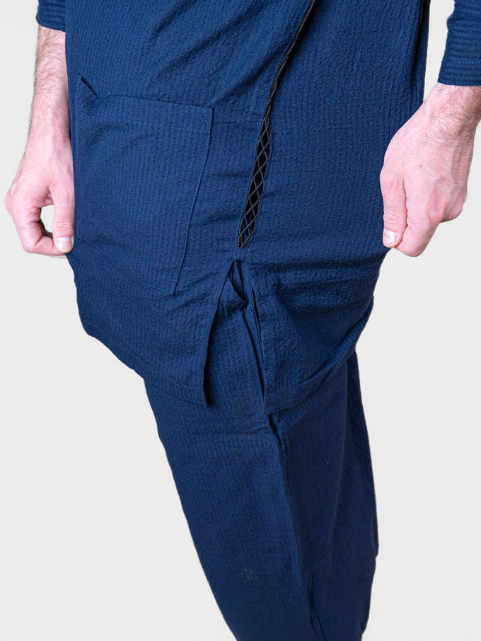 Japansk Jinbei Herre – Marineblå