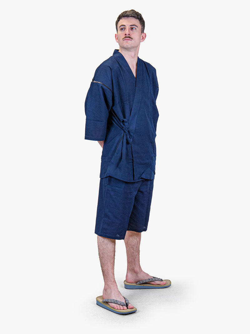 Japansk Jinbei Herre – Marineblå