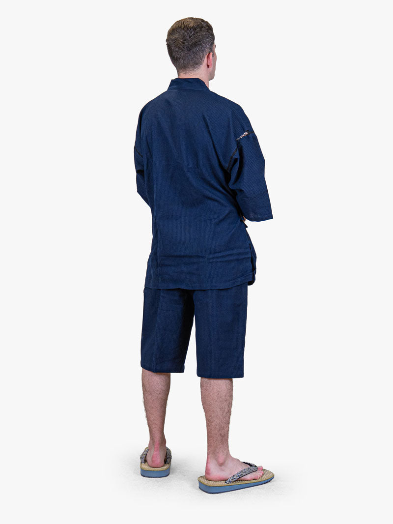 Japansk Jinbei Herre – Marineblå