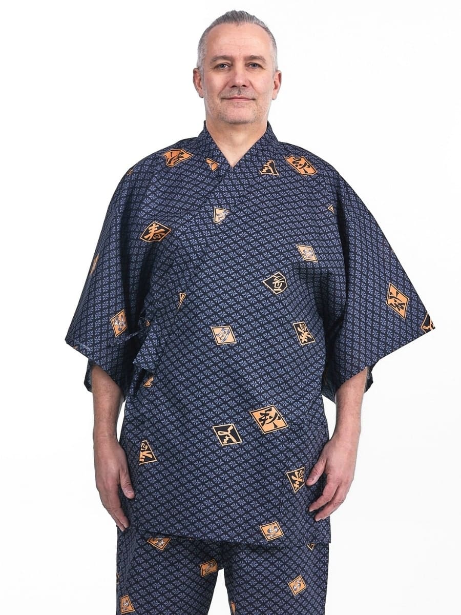 Japansk Jinbei Man-diamant